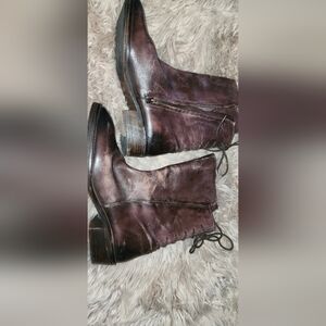 Brown Leather Ankle Boots